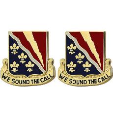 230th Signal Battalion Unit Crest (We Sound the Call)